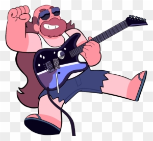 Playing Electric Guitar Clipart - Greg From Steven Universe Playing Electric Guitar Clipart - Greg From Steven Universe