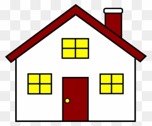 Home - House With Windows Clipart