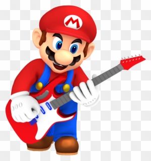 Mario Playing Electric Guitar By Nintega-dario - Mario Guitar Png Mario Playing Electric Guitar By Nintega-dario - Mario Guitar Png