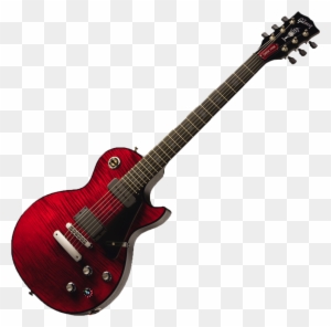 Red Guitar Png - Gibson Les Paul Faded T 2017 Worn Cherry