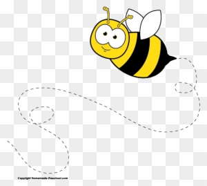 Click To Save Image - Buzzing Bee Clipart