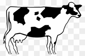 Cartoon Beef Cow Black and White Cartoon Cow With Calf Clip Art - Bentley Toncive