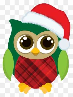 Christmas Owl Clip Art - Christmas Owl Clipart