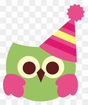 Clip Art - Happy Birthday Owls Animated Gif