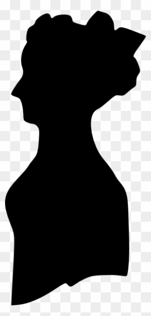Woman Silhouette Clip Art - Silhouette Of A Old Woman