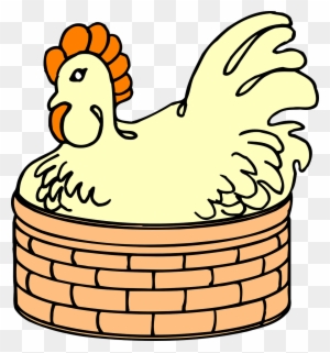 Animal Barn, Farm, Hen, Chicken, Sitting, Basket, Animal - Chicken & Capital Cities