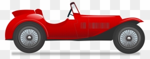 Race Car Clipart Old Fashioned Car - Vintage Race Car Vector