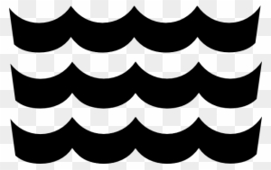 Wave Pattern Clip Art - Waves Silhouette Clip Art
