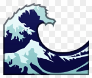 Water Wave Clip Art - Wave Emoji Iphone