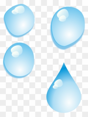 Waterdrop Clipart Free Water - Gambar Tetesan Air Karikatur