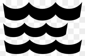 Wave Pattern Black Clip Art - Wave