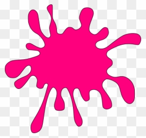 Water Clipart Water Splash - Pink Paint Splatter Clip Art