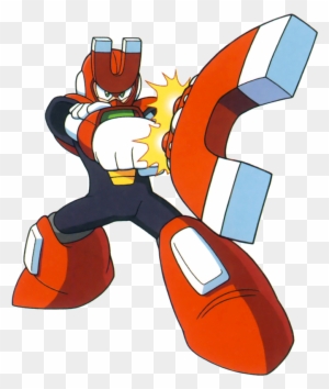 Magnet Man Mmkb Fandom Powered By Wikia Mega Man Magnet Man Free Transparent Png Clipart Images Download - iron man helmet roblox wikia fandom powered by wikia