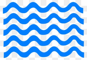 Blue Wave Lines Clip Art - Waves Icon Blue Png