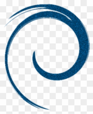 Swirl Blue Single Free Images At Clker Com Vector Clip - Blue Circle Swirl Png