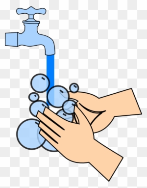 Hand Clipart Animated - Wash Your Hands With Soap And Water