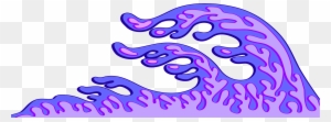 Purple Wave Clip Art - Portable Network Graphics