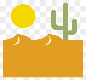 Desert Clipart Transparent - Desert Stencil - Free Transparent PNG