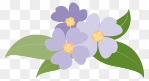 Violet Clipart Flowering Plant - Thank You For The Gift Of Flowers Card