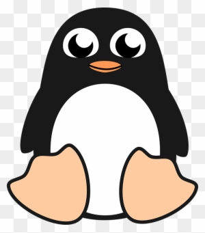 Cute Penguin, Bird, Linux, Tux, Cute - Penguin Clip Art