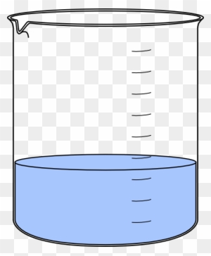 Lab Beaker Clip Art - Beaker With Water