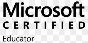 Also You Can Prove You're The Best In Microsoft Word, - Microsoft Certified Educator Logo