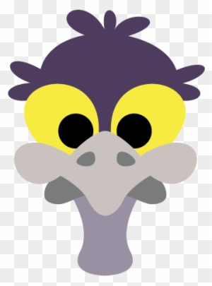 pics Free Printable Emu Template printable emu mask emu mask free