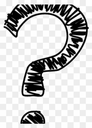 Drawn Question Mark Transparent Background - Quiz