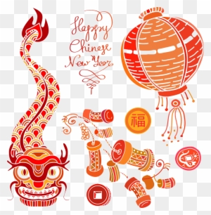 Chinese New Year Firecracker Chinese Zodiac - Chinese New Year Firecrackers .png