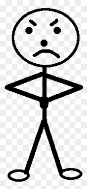 No One Wants To Think About Or Acknowledge That They - Stick Man Hands On Hips