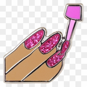 Nails Emoji Pin - Transparent Nails Emoji Png