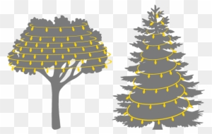 Brite Nites Tree Lighting Styles Professional Lighting - Pine Tree Clip Art