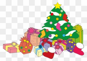 Christmas Presents - Christmas Tree Presents Clip Art