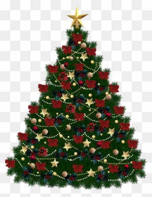 Christmas Tree Clipart Clear Background - Merry Christmas Tree Gif