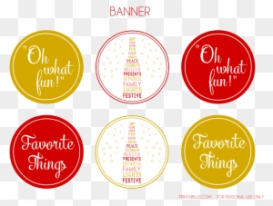Download The Free Holiday Printables Here - Holiday Party Favorite Things