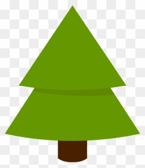How To Draw A Christmas Tree - Triangle Tree Clipart