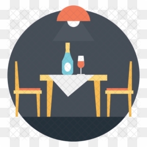 Candlelight Dinner Icon - Dating