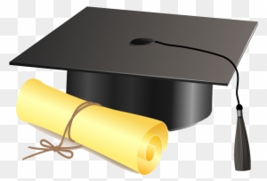 Square Academic Cap Graduation Ceremony Diploma Clip - Graduation Cap And Diploma Png