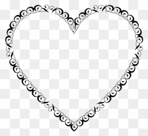 Clipart Vintage Filigree Heart Rh Openclipart Org Free Filigree Heart Free Transparent Png Clipart Images Download