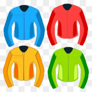 Colors Jacket, Motorcycle, Protection, Suit, Leather, - Clip Art Jackets