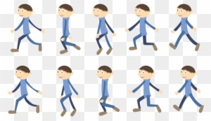 Big Image - Walk Cycle Animation Png - Free Transparent PNG Clipart Images  Download