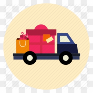Delivery Clipart Shipping Truck - Shipping Icon Flat