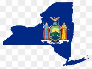 Bmcc Is Situated In Such Close Proximity To City Hall, - New York State With Flag