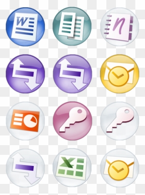 Search - Microsoft Office Icons Transparent Orbs Visio