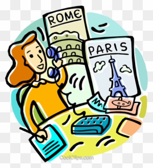 We Offer To Create A Online Portal For Your Business - Travel Agent Clipart