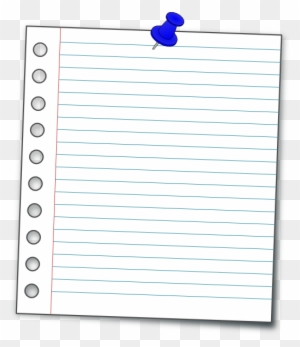 Notebook Paper Clip Art At Clipartner - Notebook Paper Png