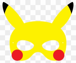 Download Pokemon Pikachu Printable Masks 218852 Pikachu Mask Free Transparent Png Clipart Images Download PSD Mockup Templates