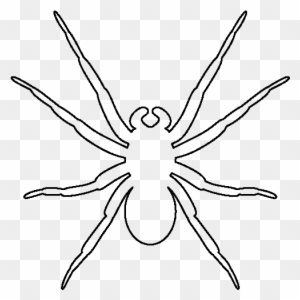 Use The Printable Outline For Crafts, Creating Stencils, - Spider Outline