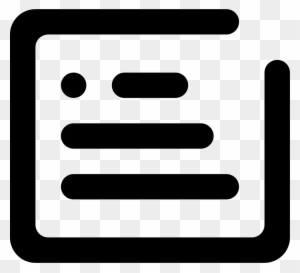 Tab Trend Unselect Comments - Font Awesome List Icon - Free Transparent ...