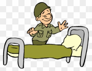 Bed Clipart Cartoon Making - Man Making Bed Clipart - Free Transparent PNG  Clipart Images Download